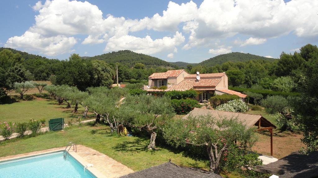 Le Mas Des Oliviers Puget-Ville Exterior foto
